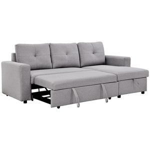 Lounge Design L Shaped Modern <strong>Pull</strong> <strong>Out</strong> <strong>Sofa</strong> <strong>Bed</strong> Folding Cum <strong>Bed</strong> With Storage Foldable European <strong>Sofa</strong> Cama - Product Image 5
