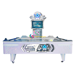 Machine de hockey sur air commerciale à deux joueurs, table à monnayeur certifiée CE, garantie 12 mois, pour enfants et parcs d'attractions - Product Image 6