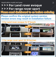 Navifly MN-B plus récent Android 1920*720 écran IPS double écrans interactifs pour Land rover evoque 2014-2017 avec WIFI BT