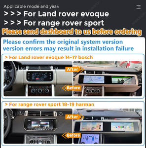 Navifly <span class=keywords><strong>MN</strong></span>-B plus récent Android 1920*720 écran IPS double écrans interactifs pour Land rover evoque 2014-2017 avec WIFI BT - Product Image 6
