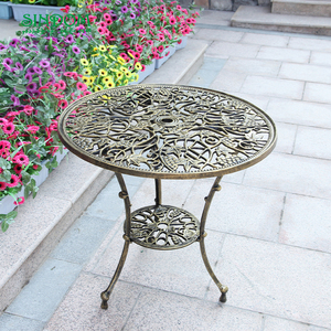 Juego de <span class=keywords><strong>Mesa</strong></span> <span class=keywords><strong>y</strong></span> <span class=keywords><strong>Sillas</strong></span> de Jardín de Aluminio Resistentes al Agua, en Oferta - Product Image 3