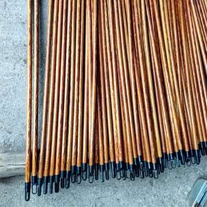 Palo de Madera de Eucalipto de Vietnam con Recubrimiento de PVC, Palo de Trapeador Enrollable Resistente para el Mercado de la India, Ecológico, de 120 cm, Escoba, Recogedor - Product Image 3
