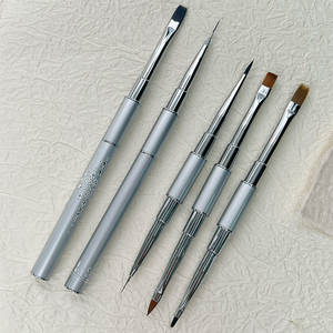 Ensemble de pinceaux pour nail art, logo personnalisé, marque privée, pinceau pour peinture au gel UV, outils de manucure pour salon, fourniture en gros, pinceau pour la décoration des ongles - Product Image 6