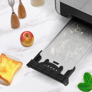 <span class=keywords><strong>Grille</strong></span>-<span class=keywords><strong>pain</strong></span> électrique automatique à 2 tranches avec bac à miettes amovible anti-blocage pour la cuisine domestique - Product Image 5