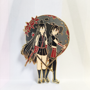 Spille in smalto duro personalizzate di alta qualità, con <span class=keywords><strong>stampa</strong></span> serigrafica, placcate oro, a doppio strato, grandi, con design a cartone animato, tipo 'Pin on Pin' - Product Image 6