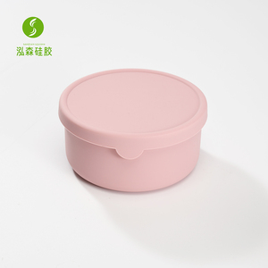 Bento thân thiện với môi <span class=keywords><strong>Silicone</strong></span> Bento Hộp Ăn Trưa container mới đến mềm kỳ lạ <span class=keywords><strong>Silicone</strong></span> bát với nắp - Product Image 3