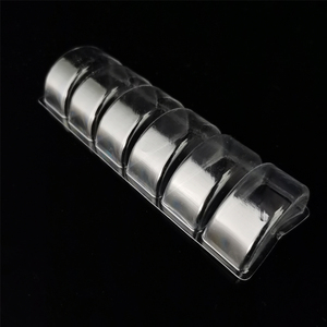 Nhà Máy Giá tùy chỉnh PVC vỉ bao bì khay tái chế trong suốt rõ ràng nhựa cho macaroon trượt hộp giấy sử dụng thực phẩm - Product Image 4