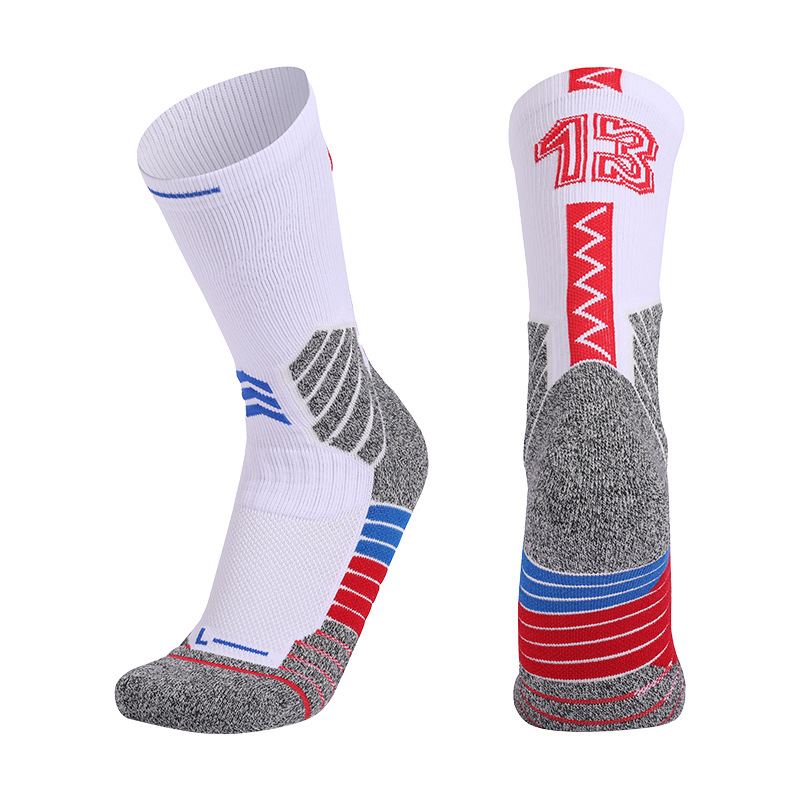 Clippers 13 white blue red