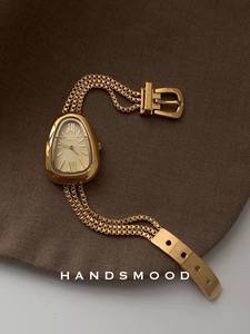 ヴィンテージの高級レディースクォーツ腕時計、レオパード柄、クラシックでロマンチックなスタイル - Product Image 3