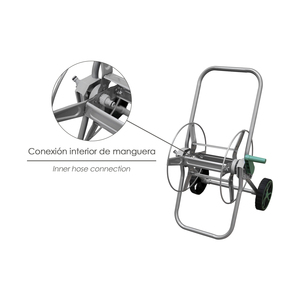 Carrello Avvolgitubo in Acciaio 50 Metri - Product Image 3