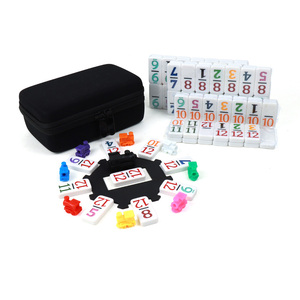 Personnalisé 4007 numéros colorés blocs de <span class=keywords><strong>domino</strong></span> 91 pièces ensemble de dominos enfants jeu de société UV sac double 12 jeu de <span class=keywords><strong>domino</strong></span> - Product Image 1