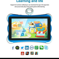 Tablet Educativa Infantil de 7 Pulgadas con Android, Ranura para Tarjeta SIM, 3G y WIFI