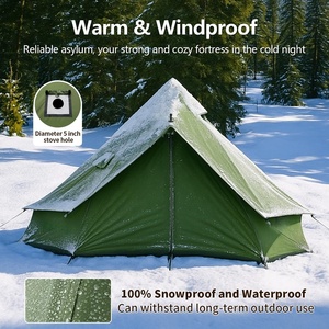 13' X 10' Large Inflatable <b>Tent</b> for Camping 8-10 Person Easy Setup Blow up <b>Tents</b> Hand Pump Inflatable House for Outdoors - Product Image 2