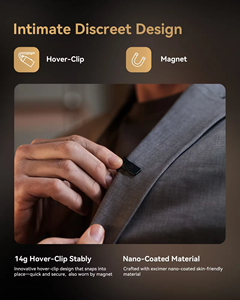 ไมโครโฟน Hollyland Lark Max 2 Professional 48KHz/32-bit แบบหนีบปกเสื้อ พร้อมอุปกรณ์เสริมสำหรับสตูดิโอบันทึกเสียง ไมโครโฟนไร้สายสำหรับมอนิเตอร์เสียง - Product Image 5