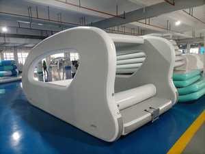 Nuova <span class=keywords><strong>Serie</strong></span> di Tendenza: Goditi la Vita con la Casa Galleggiante Elettrica Gonfiabile, Yacht, Catamarano con Motore - Product Image 6