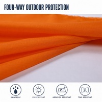 Tissu Oxford en nylon à carreaux enduit de PU, imperméable et résistant à l'abrasion 210D, pour housses de vélo, housses de machines et housses de piscine