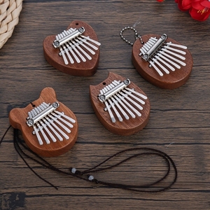 Mini Kalimba de Madera con 8 Teclas, <span class=keywords><strong>Piano</strong></span> de Pulgar, Instrumento Musical, Llavero, Colgante, Regalo, Juguete - Product Image 1