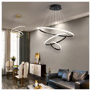 Round Modern China Suppliers 36w 60w 72w Lighting Chandelier Round Nordic Ceiling Light Pendant