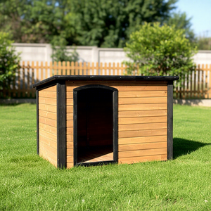 SDD007 Cuccia per Cani in Legno Ecologica con Motivo Stampato per Uso Interno ed Esterno - Product Image 1