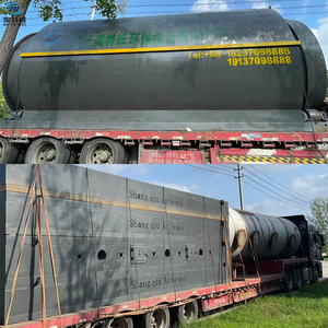 เตาไพโรไลซิสของสาธารณรัฐสังคมนิยมเวียดนาม ทำความสะอาดเศษยางรถยนต์และขยะแข็งให้เป็นน้ำมันเชื้อเพลิง อุปกรณ์ไพโรไลซิสแบบเป็นช่วง - Product Image 2