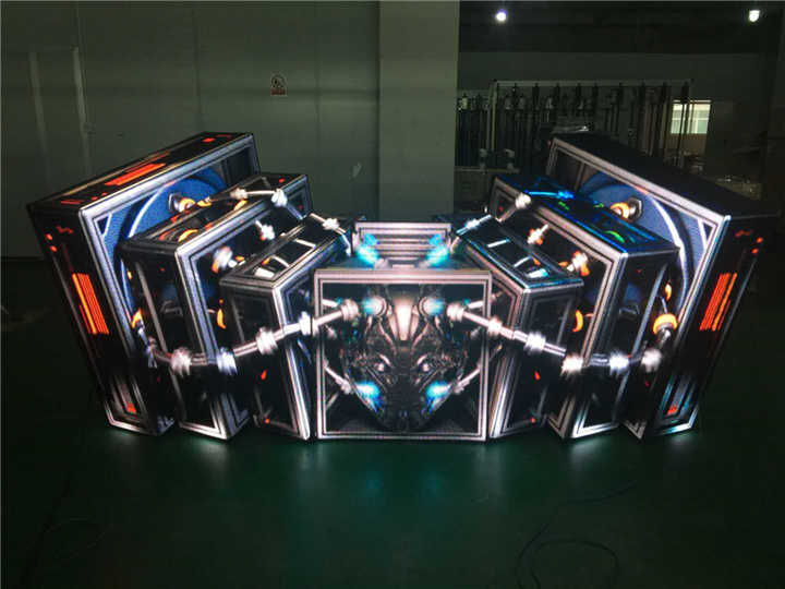 Entertainment Nightclub Shaped LED Display Matrix Control