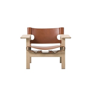 Orangefurn American Vintage pelle cavallo sedia da sella per Hotel retrò stile spagnolo per il tempo libero mobili per soggiorno - Product Image 1