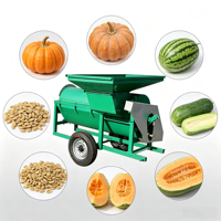 Machine professionnelle de récolte de pastèques et de séparation des graines de citrouille
