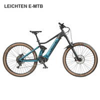 Vélo de montagne électrique en aluminium léger Bafang M560 avec moteur central, 29 pouces, suspension intégrale 180 mm, VTT de descente