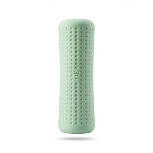 Haltères en silicone écologiques personnalisables de 3 lb pour la maison, le yoga, le Pilates et le remodelage corporel – Poids d'exercice silencieux et antidérapants - Product Image 4