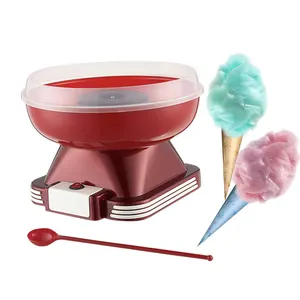 Electric Old Fashion Cotton Candy Floss Machine Household Healthy Tasty Automatic Mini Retro Kids Cotton Candy Floss Maker