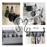 Crochet de jardin pratique et portable pour transporter des objets lourds avec une forme en S