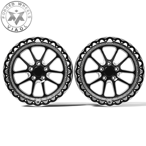 Jantes forgées Viaol Drag Racing Pack 19x10 19x11 5x120 légères, finition usinée, Beadlock, compatibles avec Chevy Camaro SS ZL1 RS - Product Image 1