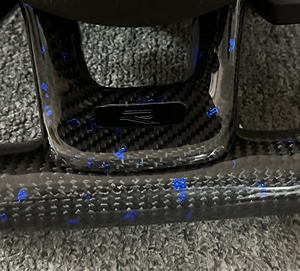 Volant en cuir et fibre de carbone à palettes magnétiques LED modifiées pour VW <span class=keywords><strong>Golf</strong></span> 7 <span class=keywords><strong>Golf</strong></span> 6 R 7 R Golf7 Mk7 <span class=keywords><strong>gti</strong></span> <span class=keywords><strong>7r</strong></span> - Product Image 4