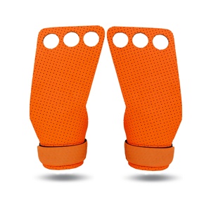 Wholesale PU Material Anti-Slip Comfortable Hand Grips 3-Hole Design for Weightlifting Gym Use Palm Protection 2kg <b>Pull</b> <b>up</b> <b>Bar</b> - Product Image 2