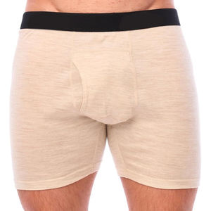CELINNE Ultra Soft <b>Merino</b> Wool men <b>Boxer</b> Briefs Odor Resistant Thermal Regulation open front Mens Underwear - Product Image 1