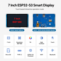 ESP32-S3'li AIoT Geliştirme Kartı 7 İnç 800*480 RGB TFT Ekran Dokunmatik Arduino LVGL WIFI BLe Uart Akıllı Modül