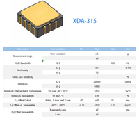 Sensor Acelerómetro MEMS de Grado Industrial de 3 Ejes con Salida Digital, Rango de ±8g, Sensor de Medición Inercial, Paquete CLCC