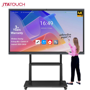 Tableau blanc interactif intelligent haute résolution 4K UHD 65/75/85 pouces pour l'éducation ou les réunions. - Product Image 1