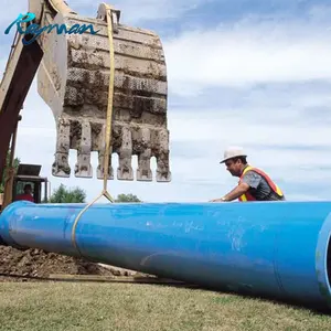 Plastic Tube 400mm PVC Well Pipe Drilling Casing Water Pipes Price 8 inch UPVC Pipe for Water Supply Irrigation Drainage