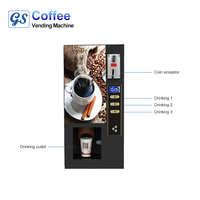 Mini machine à café turque commerciale automatique Cappuccino et distributeur de thé pour 3 boissons chaudes