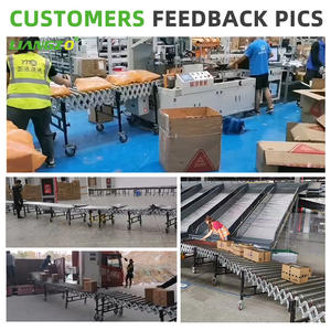 LIANGZO uzatılabilir standart esnek motorlu elektrikli teleskopik otomatik makaralı konveyör - Product Image 6