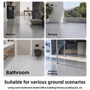 环氧彩砂自流平工业户外地板涂料液体涂料，用刷子涂抹 - Product Image 5