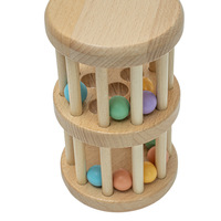 Wholesale Percussion Instrument Wooden Rattle Educational Toy Orff Instrument