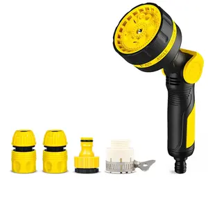 Alta Pressão Água Gun Jardim Spray Irrigação Rega Spray Gun Car Wash Ferramentas Nebulização Bicos 10 Estilos