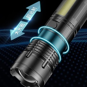 Camping Lamp Aluminum Alloy COB Side <b>Light</b> High Brightness Zoom Outdoor <b>Work</b> <b>Light</b> 3600mAh 6H Battery Life - Product Image 4