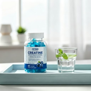 <b>Creatine</b> Monohydrate Gummies, Blueberry Flavor, 6000mg Per Serving, with Vitamins - Supports Muscle Growth, Dietary Supplement - Product Image 4
