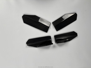 Jupe latérale de pare-chocs de voiture en Fiber de carbone à haute brillance pour Audi RS6 <span class=keywords><strong>RS7</strong></span> <span class=keywords><strong>ABT</strong></span> Kits de carrosserie panneaux à bascule - Product Image 3
