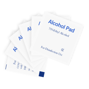 Toallitas de Algodón con <span class=keywords><strong>Alcohol</strong></span> Isopropílico al 70%, 100 Unidades, 3x6cm, Limpieza del Hogar - Product Image 4