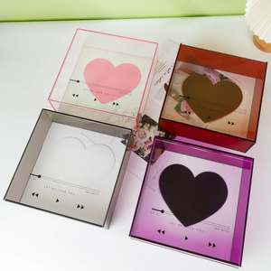 Regalo de moda Rosa preservada en caja acrílica para Navidad Día de San Valentín para novia Esposa - Product Image 6
