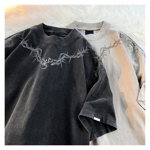 T-shirt unisexe 100% coton confortable et respirant avec impression personnalisée avec logo T-shirt - Product Image 1